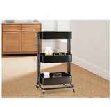 Large trolley home storage kitchen storage trolley