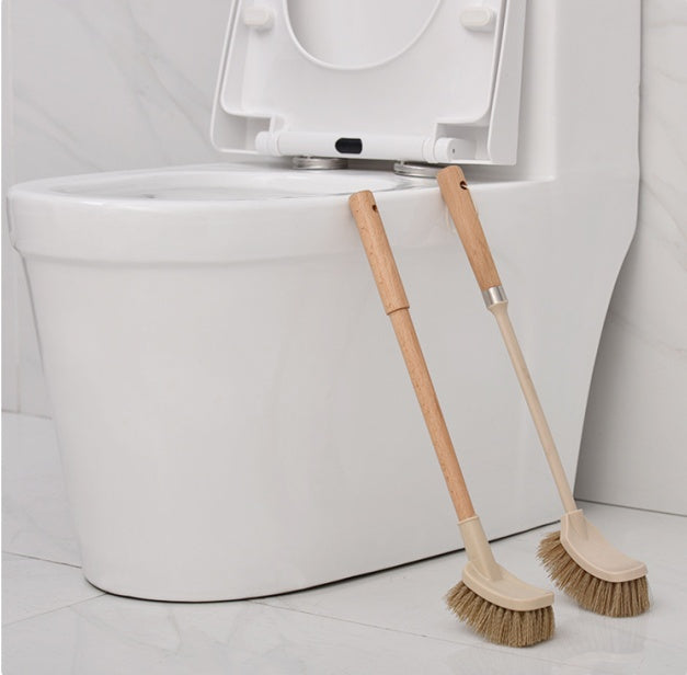 Wooden Household Handle Toilet Brush Cleaning Tools Bathroom Cleaning Brush Kitchen Floor Cleaner Brushes